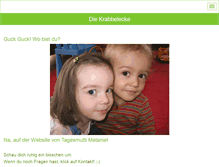 Tablet Screenshot of die-krabbelecke.de